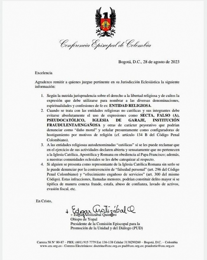 CONFERENCIA EPISCOPAL DE COLOMBIA